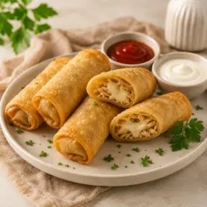 chicken cheese rolls